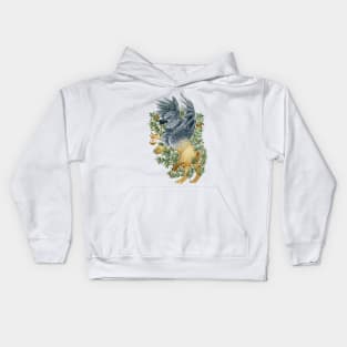 Gryphon with Golden Apples Kids Hoodie